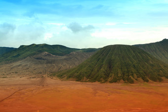 唯美火山口摄影图