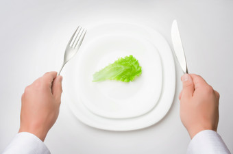 灰色调餐厅吃蔬菜<strong>摄影图</strong>