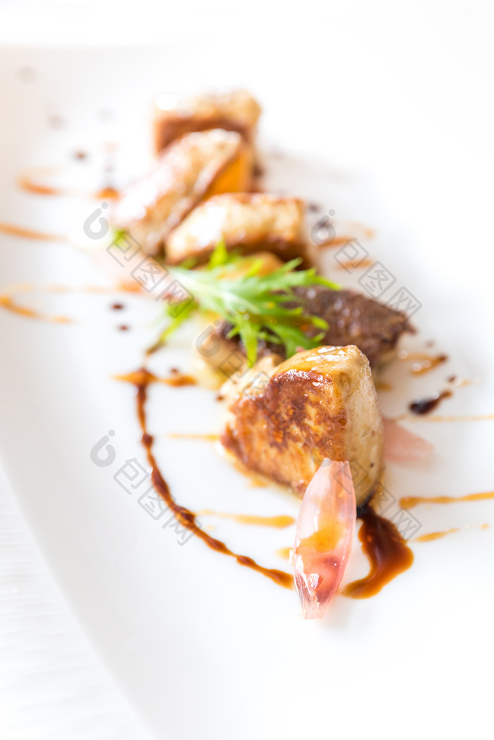 鸡排猪排法式西餐午餐晚餐美味美食摄影图
