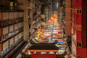香港市场建筑物元素
