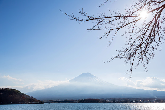富士山峰山岳摄影图