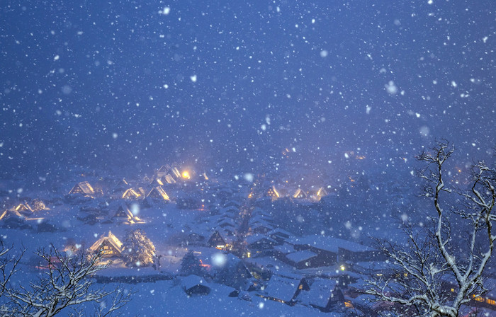 下雪景色图片 下雪景色素材 包图网