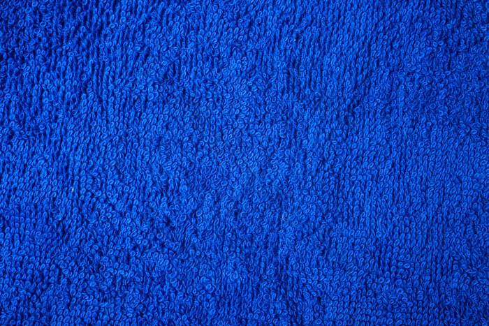蓝色毛巾纹理背景