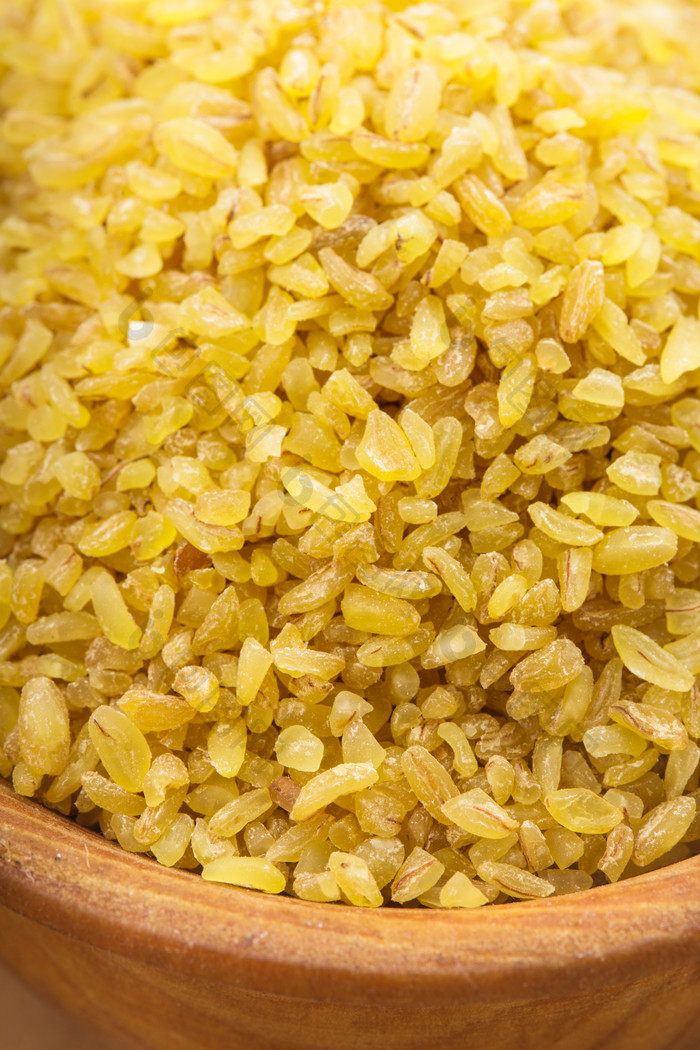 黄色米粒稻米食物