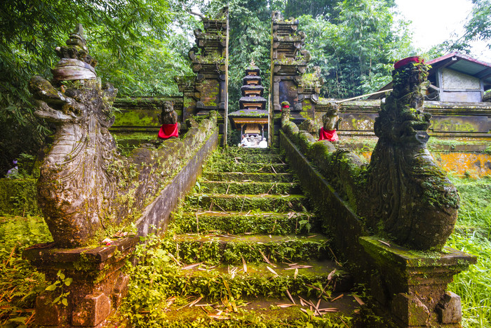 印度教寺庙台阶摄影图
