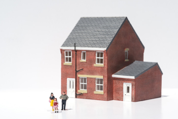 房子住宅模型摄影图