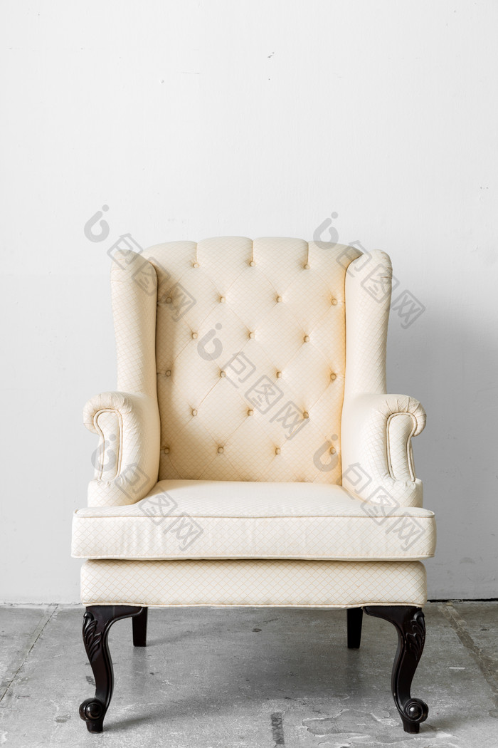 白色椅子家具摄影图