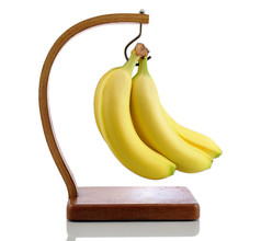 简约吊起来的香蕉摄影图