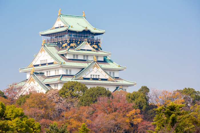 大阪建筑物公园元素