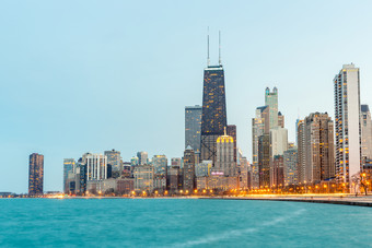 芝加哥摩天大楼城市建筑
