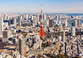 东京城市建筑物元素