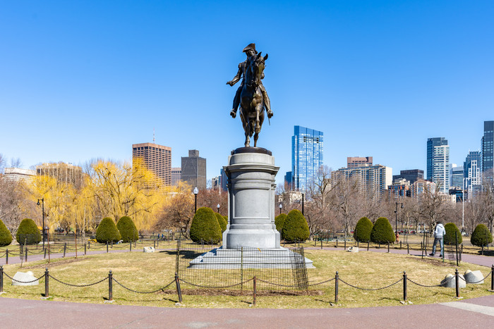 乔治华盛顿雕像摄影图