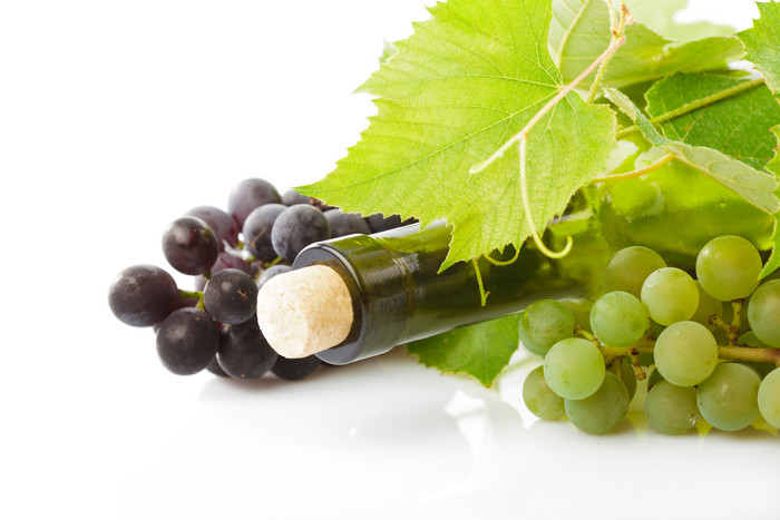 红酒葡萄食材摄影图