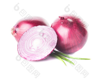 紫皮洋葱蔬菜摄影图