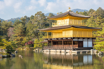 水上建筑房屋阁楼元素