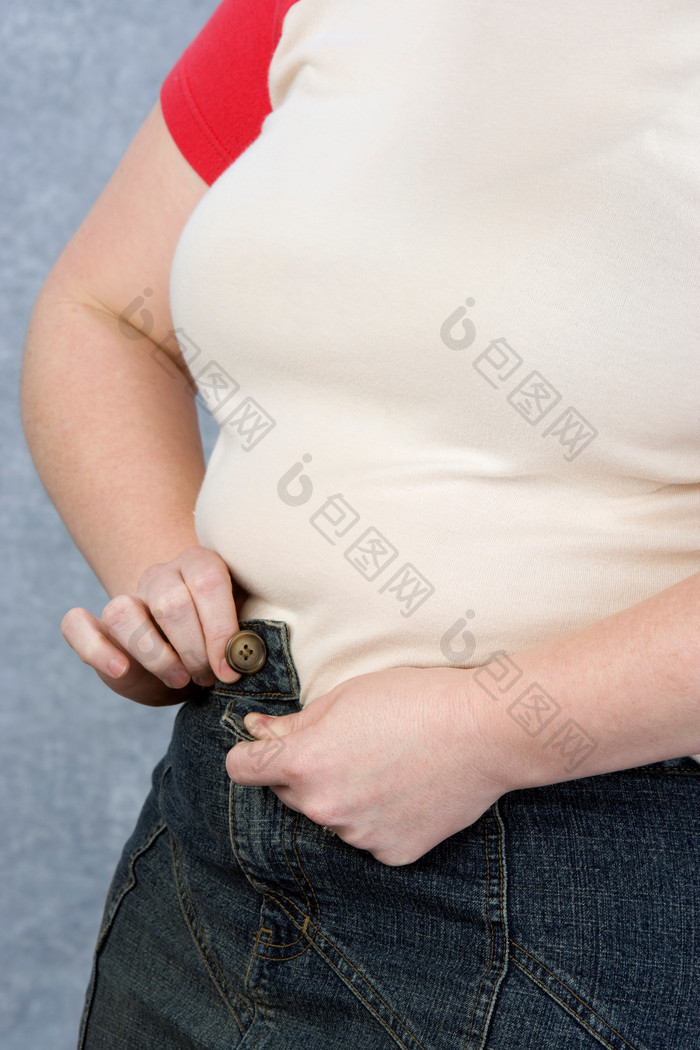 简约肥胖的女人摄影图