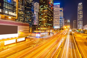 华丽城市美丽夜景