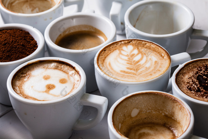 咖啡杯咖啡饮品摄影图