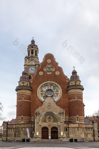 瑞典<strong>教堂</strong>建筑摄影图