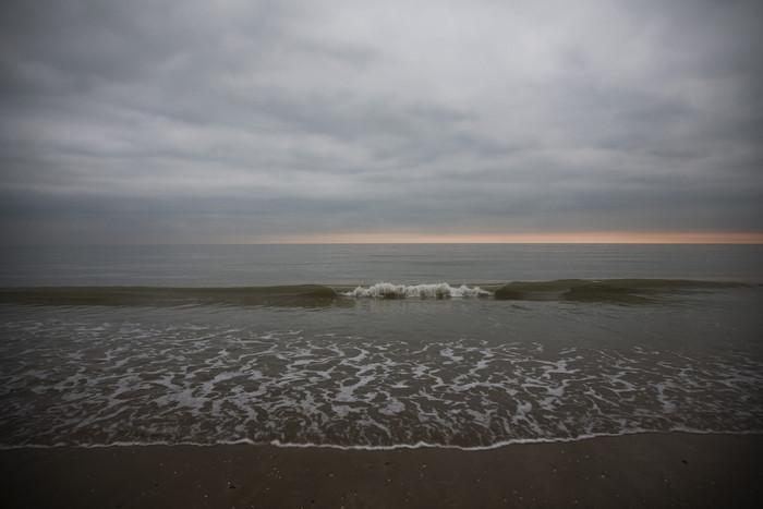 海浪自然景观摄影图