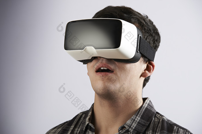灰色调玩VR摄影图