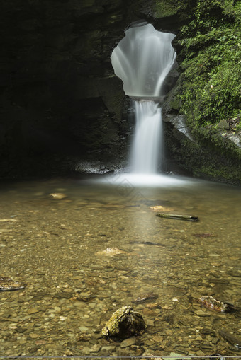 山谷中的<strong>瀑布</strong>风景