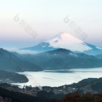日本富士山火山摄影图