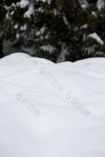 暗色调雪地摄影图
