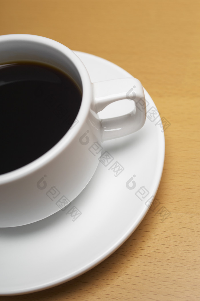 暗色调一小杯咖啡摄影图
