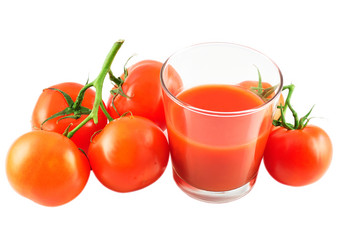 红色调美味番茄汁摄影图