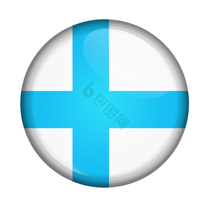 芬兰国旗按键