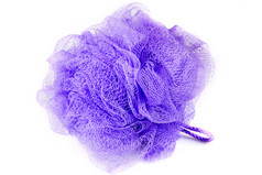 紫色洗浴浴花浴球