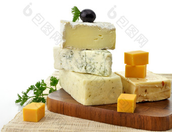 简约风格美味奶酪摄影图
