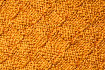 橙色针织衣服背景