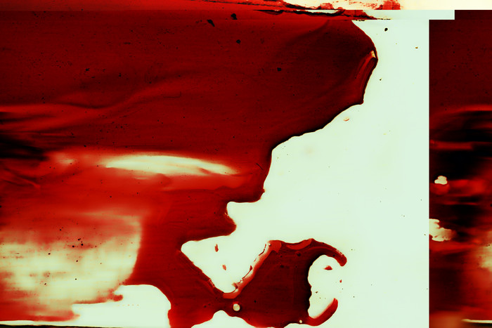 暗色调红色血液摄影图
