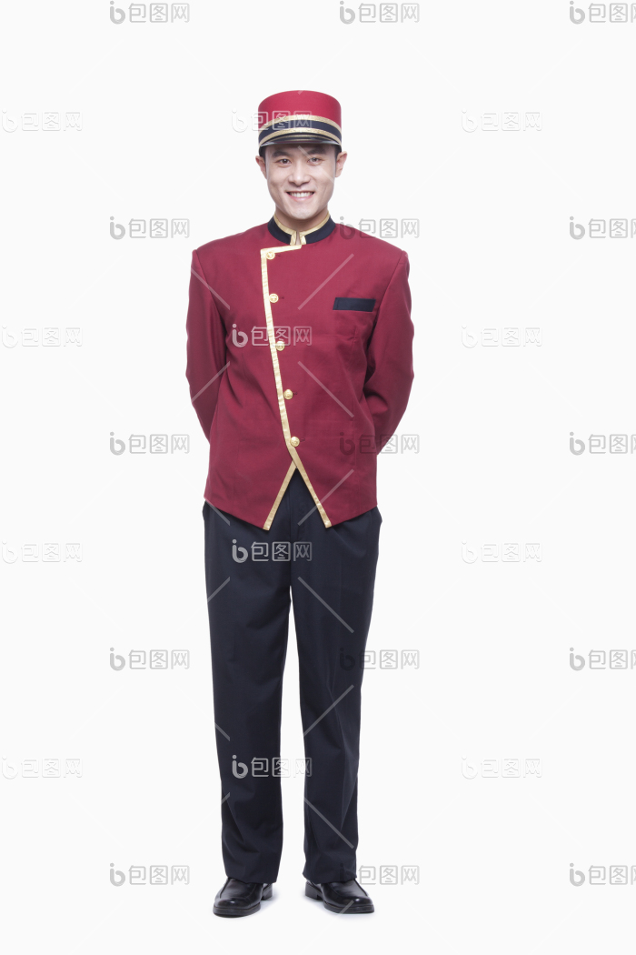 酒店迎宾部服务员图片-包图网