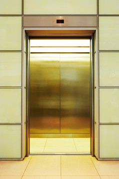 公司楼房电梯摄影图