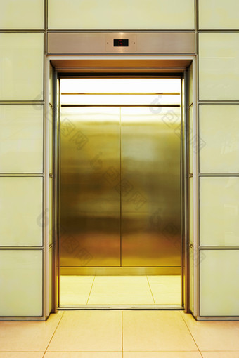 公司楼房电梯摄影图