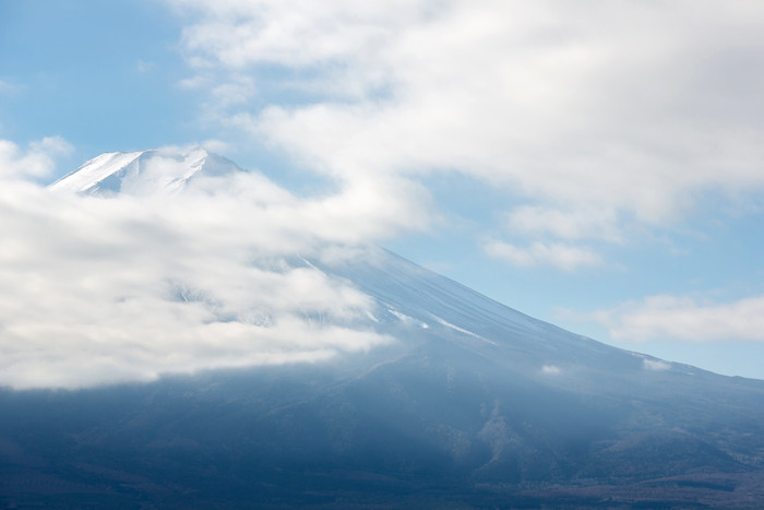 富士山峰山岳元素
