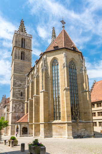 罗滕堡巴伐利亚德国教堂