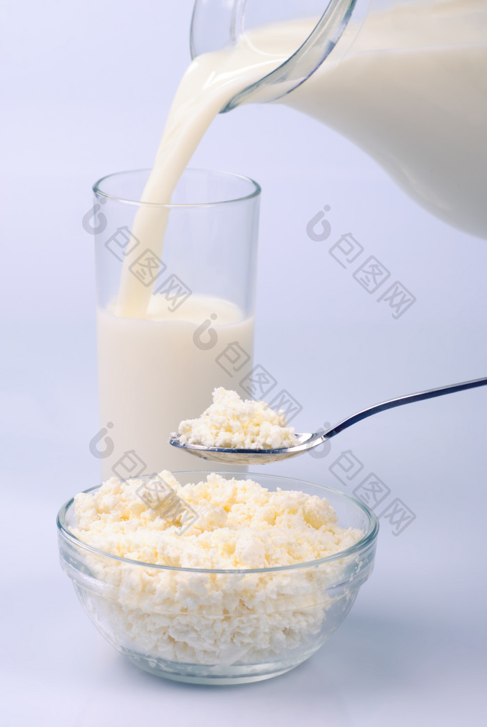 牛奶奶酪乳制品摄影图