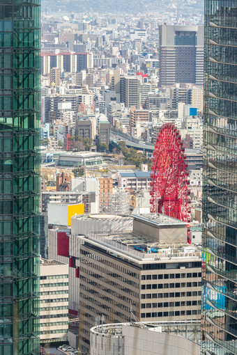 都市建筑物<strong>摩天轮摄影图</strong>