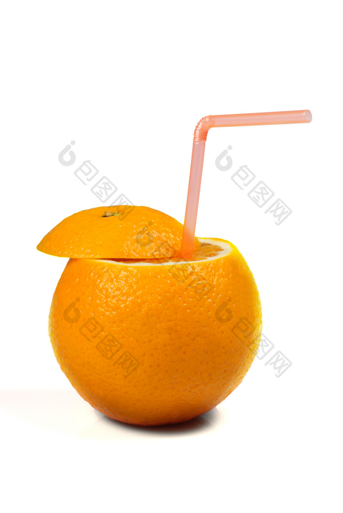 新鲜果汁橙汁摄影图