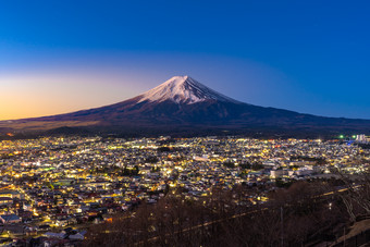 日本富士山风景景色