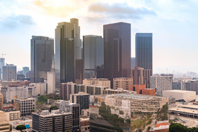 洛杉矶城市高楼建筑