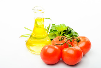 西红柿食材和<strong>食用油</strong>