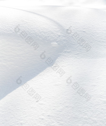 冬季白雪积雪摄影图