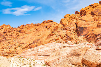 蓝天山脉<strong>山峦</strong>岩石大自然风景高处沙漠摄影图