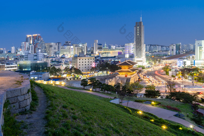 韩国首尔城市建筑