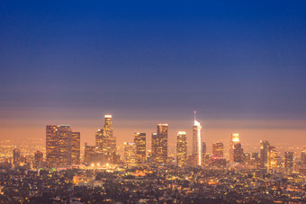 洛杉矶城市景观摄影图